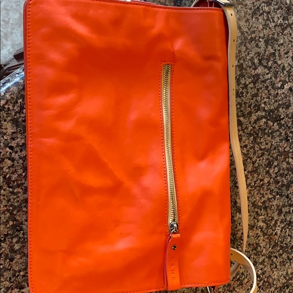 L.A.M.B. By Gwen Stefani burnt orange briefcase - Picture 7 of 16